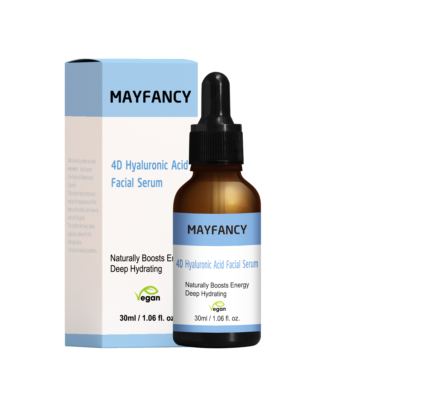 Ser facial pentru îngrijirea pielii cu acid hialuronic Mayfancy 4D